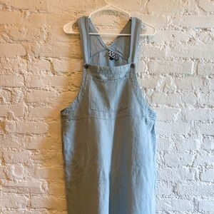 Dusen Dusen blue linen overalls